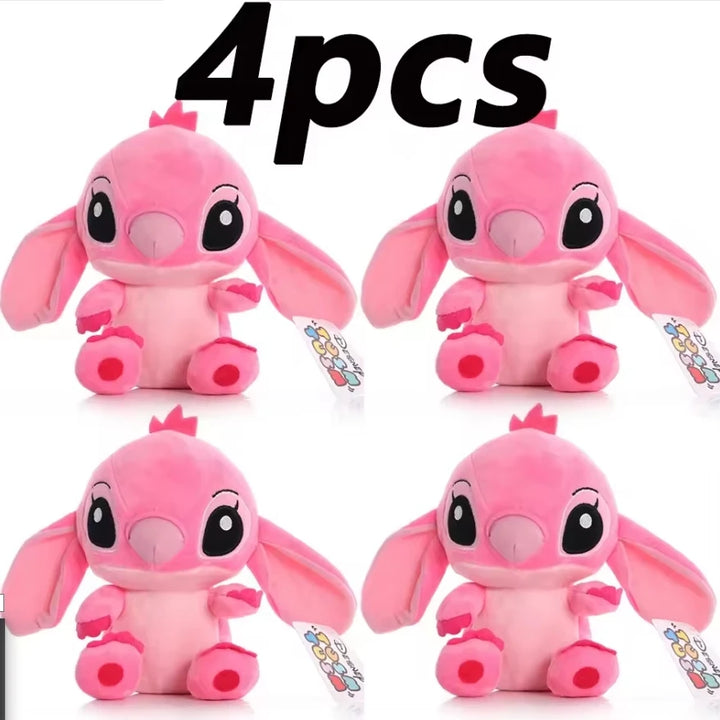 12cm 20cm 25cm Stitch Stuffed Plush Models Cartoon Stuffed Plush Dolls Anime Plush Baby Toys Kawaii Kids Birthday Gift